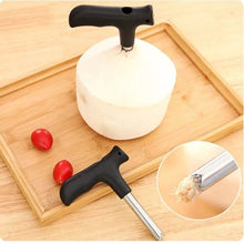 Cargar imagen en el visor de la galería, Abridor de fruta de Coco de acero inoxidable para cocina, herramienta de perforación para fiesta, utensilios de Coco, accesorios de cocina  MOD ADU400077
