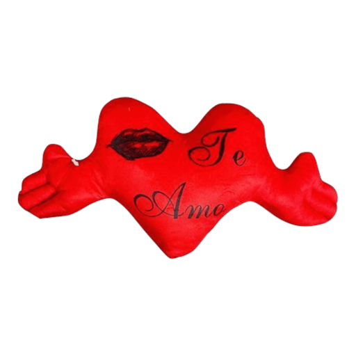 Cojín decorativo con luz forma de corazón MOD love