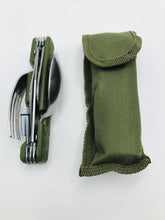 Cargar imagen en el visor de la galería, Navaja multifuncional colores  supervivencia tenedor cuchara - mychinashop.com
