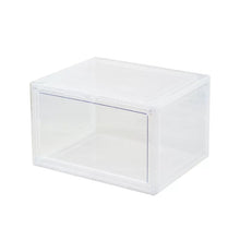 Cargar imagen en el visor de la galería, Cajas de plástico transparente para organizar zapatos, contenedores apilables tipo cajón con apertura frontal, soporte para zapatillas,TRANSPARENTE
