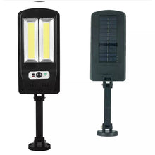 Cargar imagen en el visor de la galería, Luz Solar 128 COB para exteriores, farola impermeable con Sensor infrarrojo, Sensor de movimiento, luz con Control remoto inteligente.  W755-3
