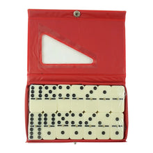 Cargar imagen en el visor de la galería, Juego de mesa  dominó con caja de PVC, juego de mesa divertido de viaje para juguete para regalo, color marfil, 28 Uds. MOD 4006
