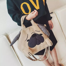 Cargar imagen en el visor de la galería, Bolso de pana perro pug MOD LH534

