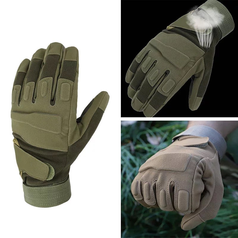 Guantes tácticos de dedo completo para Paintball, Airsoft, caza, tiro, conducción al aire libre, Fitness, senderismo, motocicleta, M/L/XL, 1 par MOD S1234