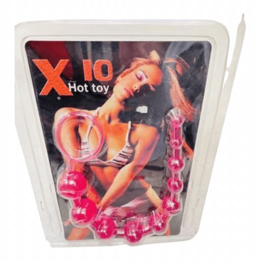 Dildo silicona de perlas MOD X10