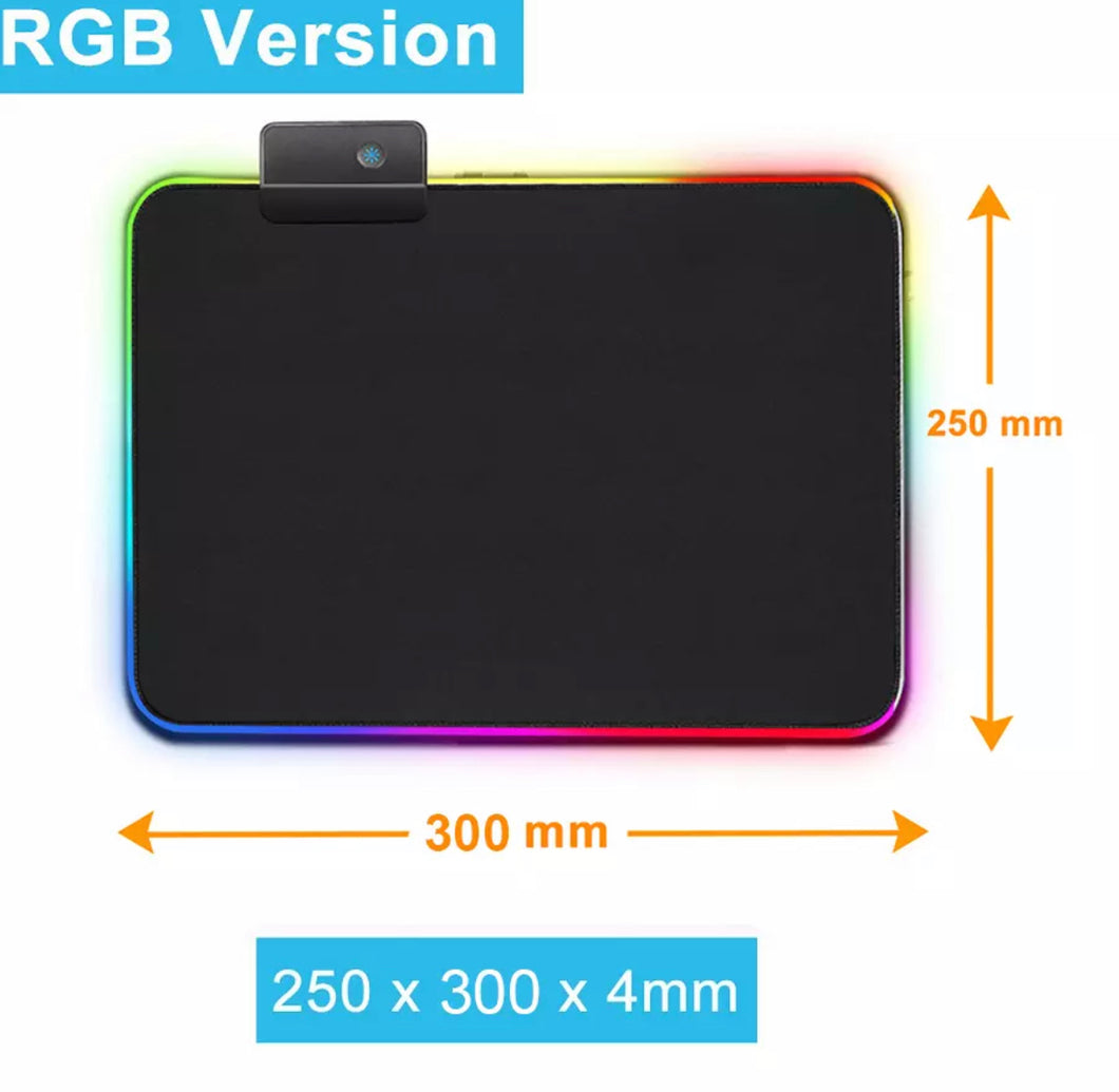 Tapete gamer para Mouse Pad Gamer Con Luz Led RGB Iluminado 90×40 CM  MOD SM05