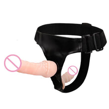 Cargar imagen en el visor de la galería, Dildo doble realista para mujer, hombre y parejas, bragas para lesbiana Gay, MOD 22020
