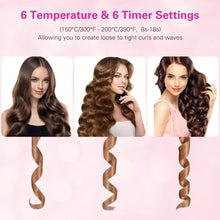 Cargar imagen en el visor de la galería, Rizador de pelo automático, plancha de cerámica para rizar el cabello, varita, rizador, inalámbrico, carga USB MOD 0629

