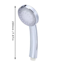 Cargar imagen en el visor de la galería, Regadera Cabezal de ducha LED de colores, regadera de mano presurizada con ahorro de agua y Control de temperatura, luz colorida
