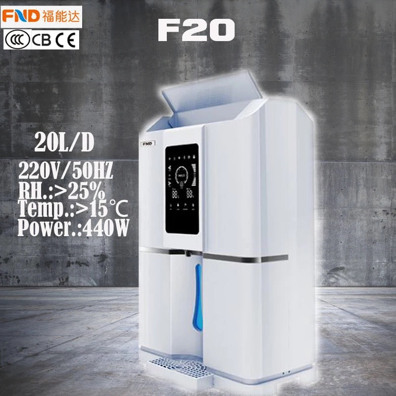 Generador de agua atmosférico dispensador de tratamiento de aire a agua para el hogar, dispositivo con filtro RO inteligente, escaneo de código NFC, tecnología de emparejamiento, 20L/D