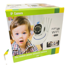 Cargar imagen en el visor de la galería, 360 grados Full HD CCTV Mini cámara inalámbrica WIFI vigilancia de seguridad del hogar Auto Seguimiento de la visión nocturna nube IP Cámara MOD CAM7204
