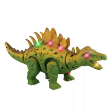 Cargar imagen en el visor de la galería, Dinosaurio eléctrico de juguete para niños, juguete de dinosaurio eléctrico de gran tamaño, vida salvaje, caminar, sonido, Dinobot MOD 804
