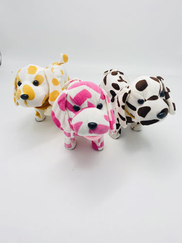 Perro moteado que camina Mod 1540-4AB café - mychinashop.com