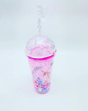Cargar imagen en el visor de la galería, Vaso con LUZ unicornio con pajilla para bebida MOD XY-2108

